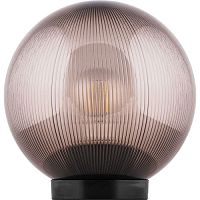 Рассеиватель "Шар" Feron НТУ 02-60-255 230В E27 60Вт Призма/Дымчатый d250мм картинка 